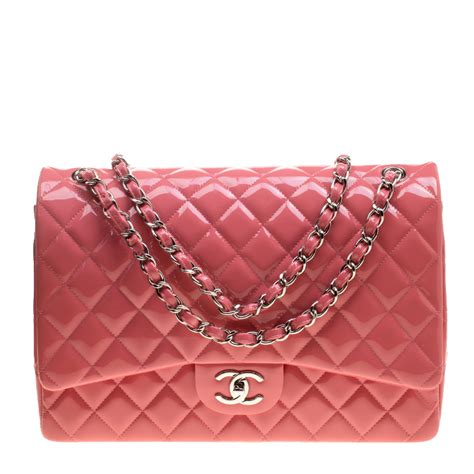 chanel pink quilted large shopper handbag|faux chanel quilted handbag.